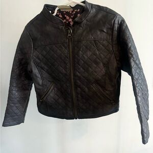 4T Faux Leather Jacket